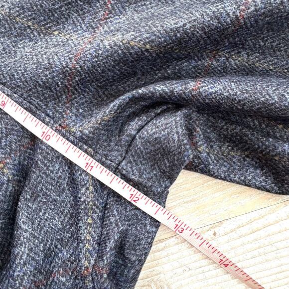 KiraGrace Nina High Waist Straight Leg Pull On Pant | Irish Tartan Plaid Small - Picture 7 of 8